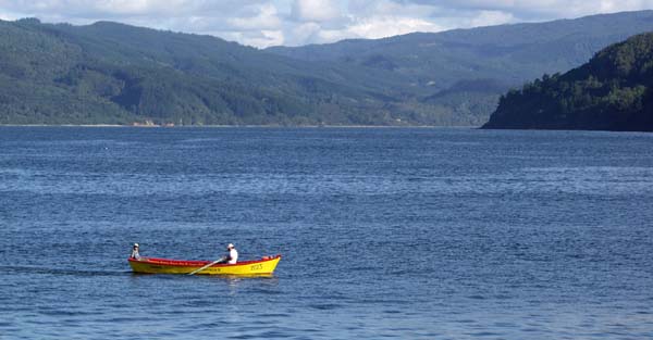 Rowboat near Corral