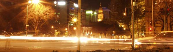 Adelaide at night