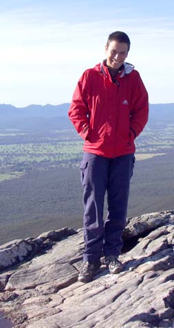 Caroline on Mt Abrupt