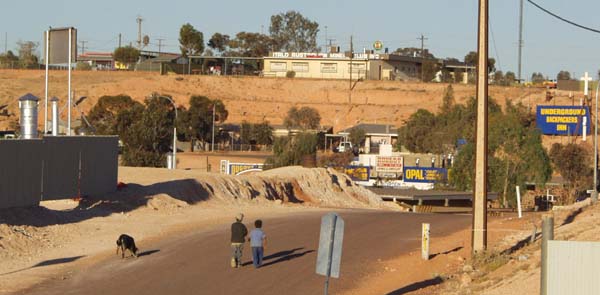 Coober Pedy's downtown