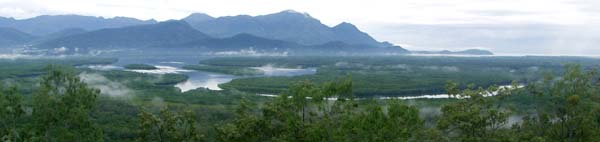 Hinchinbrook Island and out to sea