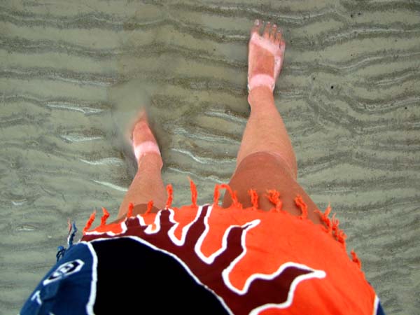 Teva tan - My feet in the sand