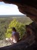 Hannes in cave entrance