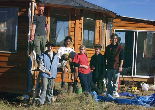 Yurt group photo