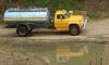 Water sellers' truck about to pick up more water