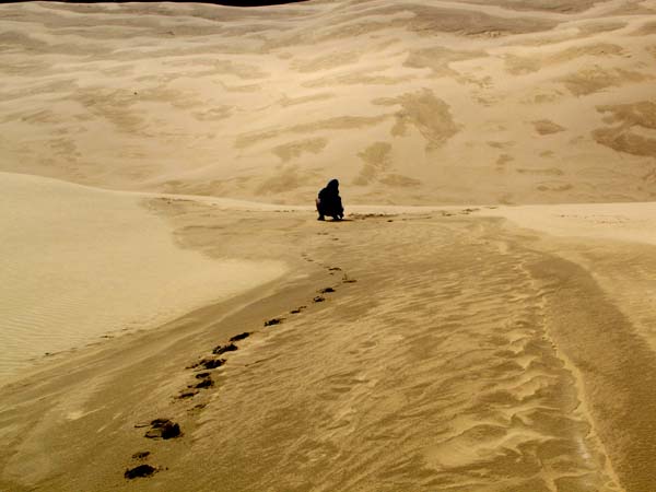 Andy in the sand