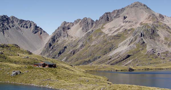 Angelis hut and lakes