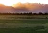 Sunset over Bariloche mountains