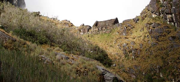 Dramatic lighting on Inca Wasi