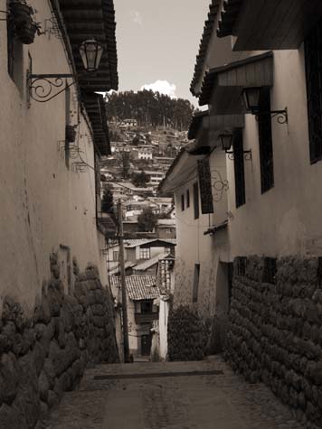 Incan walls of Cusco streets