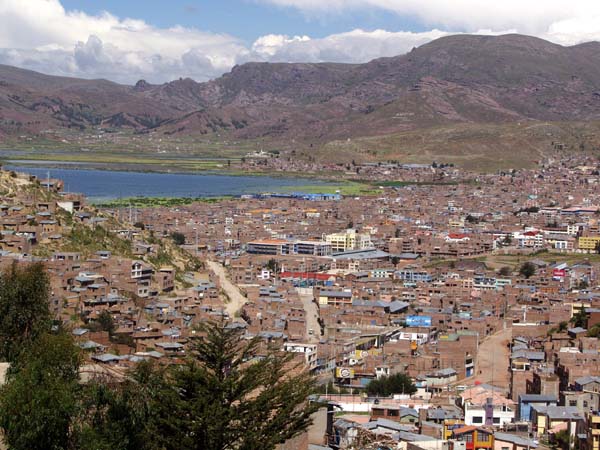 [Puno on the shore of Titicaca]