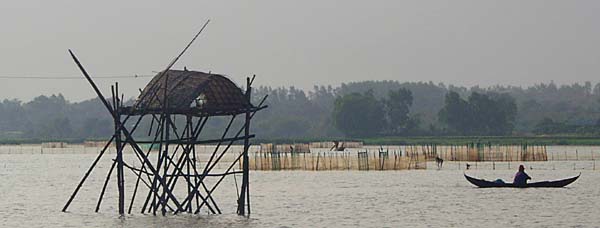 Predawn fishing on Ho Lak Lake