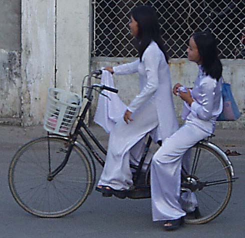 School girls in uniform