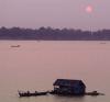 Houseboat on the Mekong