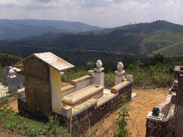 Vietnamese graveyard