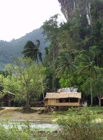 Village below Tham 