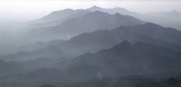 California mountains on way to Wisconsin