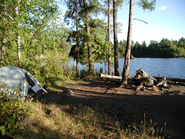 Camp in Boundary Waters