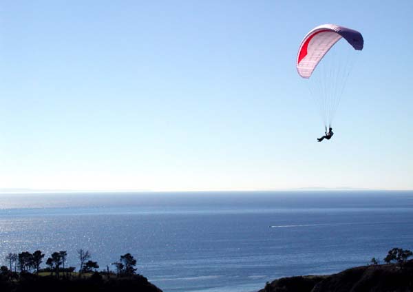 Chad over Santa Barbara training hill