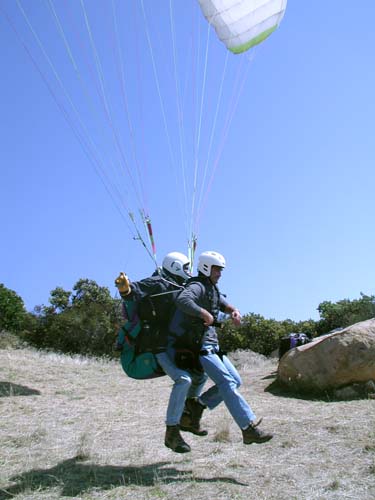 Marc launching tandem