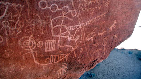 Petroglyphs at Nevada's Valley of Fire