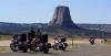 Devil's tower and motorcycles