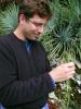 Matt making yucca rope