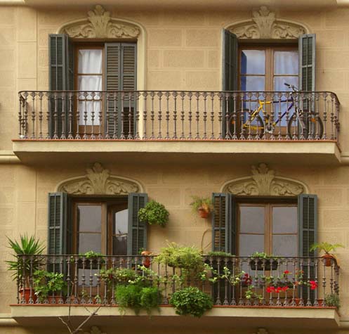 Barcelona balconies