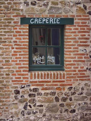 Creperie window