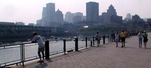 Montreal City from Warf