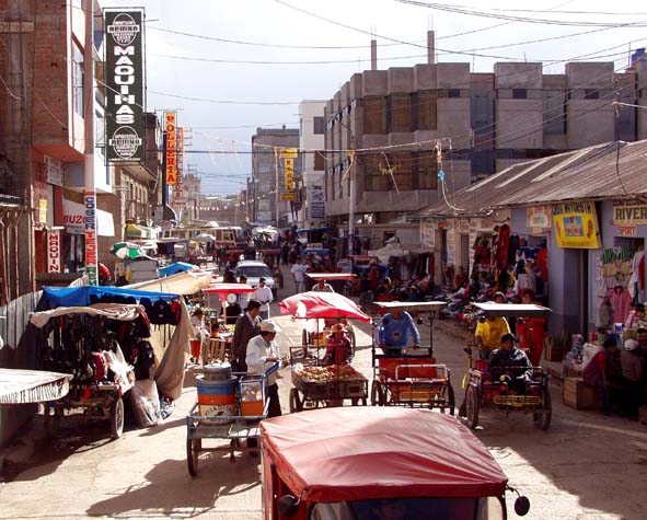 Tricyclo streets of Juliaca