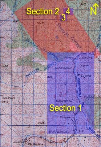 Map showing a complete overview of the route