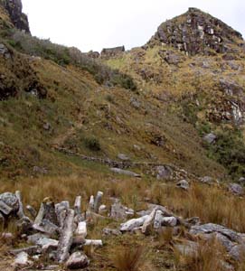 Pegs below Inca Wasi