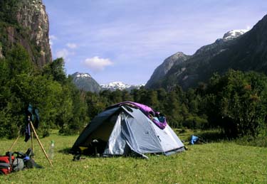 View from the alternative camp spot at La Junta