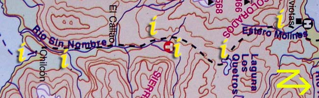 Map of the section 2 route, all contained image map links are available from the textual links on this page