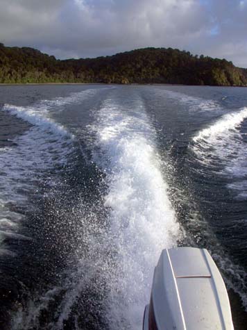 Leaving Bungaree Hut