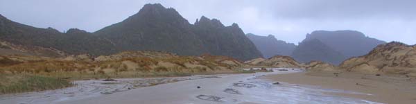 Quicksand river near East Ruggedy hut